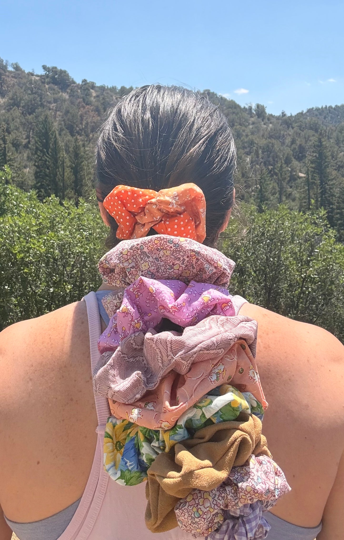 Homestead Scrunchies (Vintage + Salvaged Fabrics)