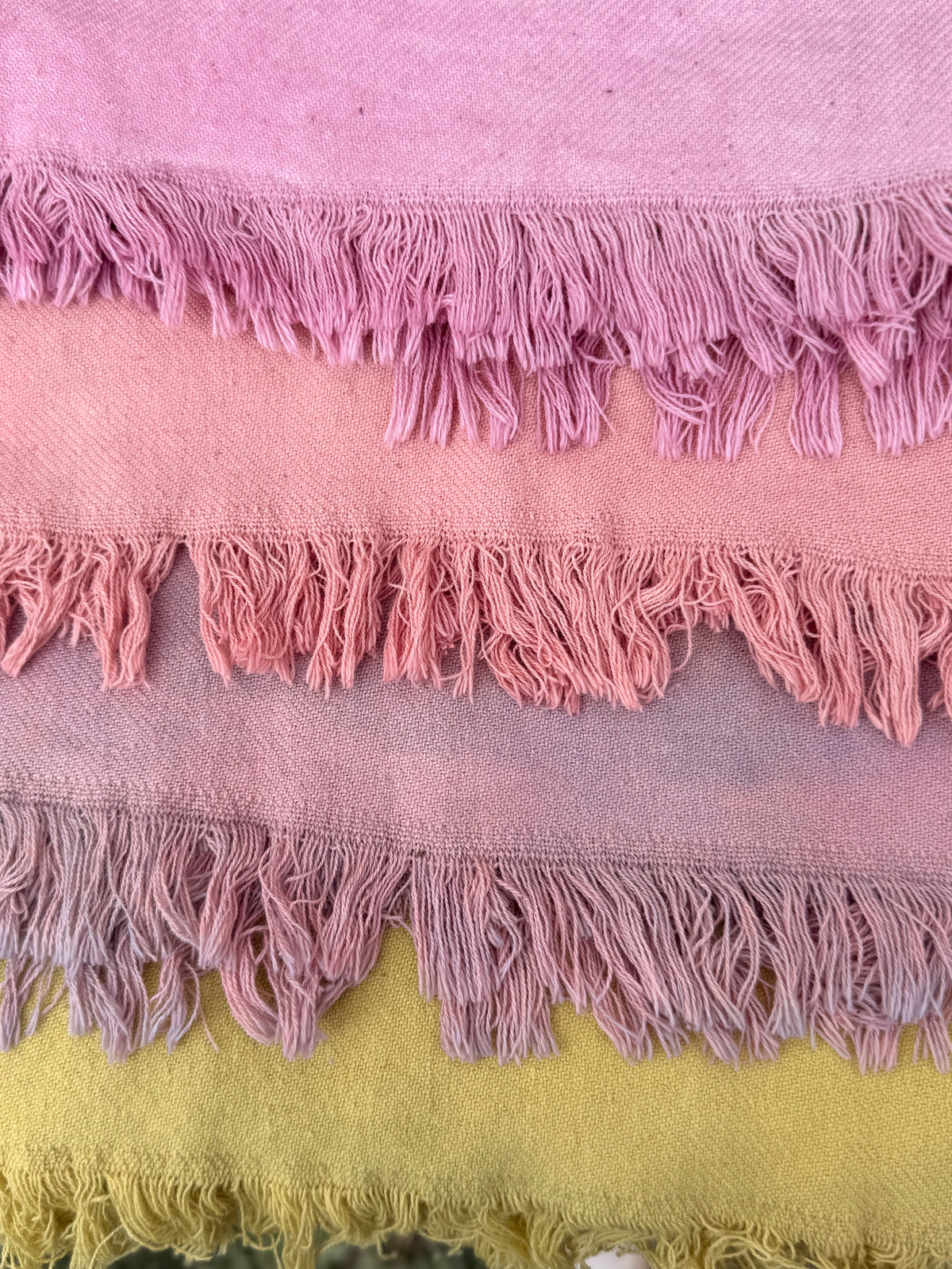 Naturally Dyed Organic Muslin Blankets