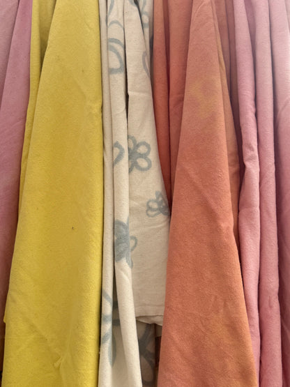 Naturally Dyed Organic Muslin Blankets